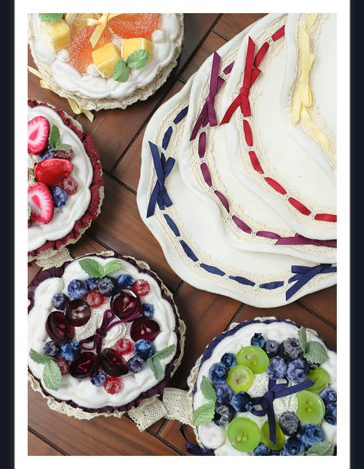 Star Box - Fruit Tart - Blueberry Tart Hat, Hairband, Plate Headpiece or Brooch
