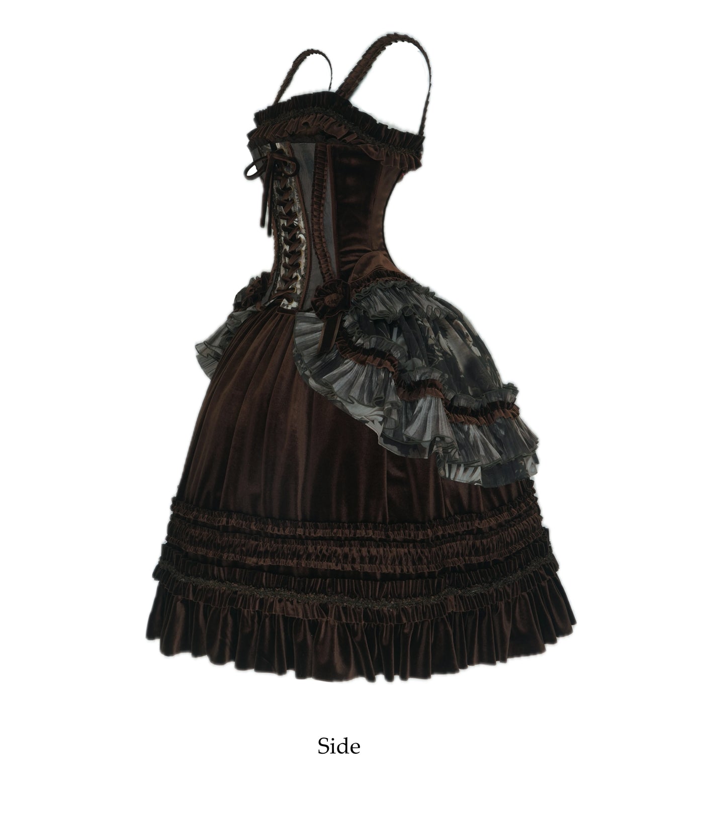 Nololita - Dream in Dream - Long or Short JSK with Layered Ruffle Skirt