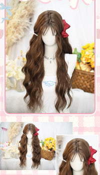 Dalao Home - Zhiqiu - Long Curly Full-Cap Wig - Zhiqiu Caramel Warm Brown