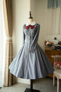 Blue-Toned Light Grey / Ready Stock / S