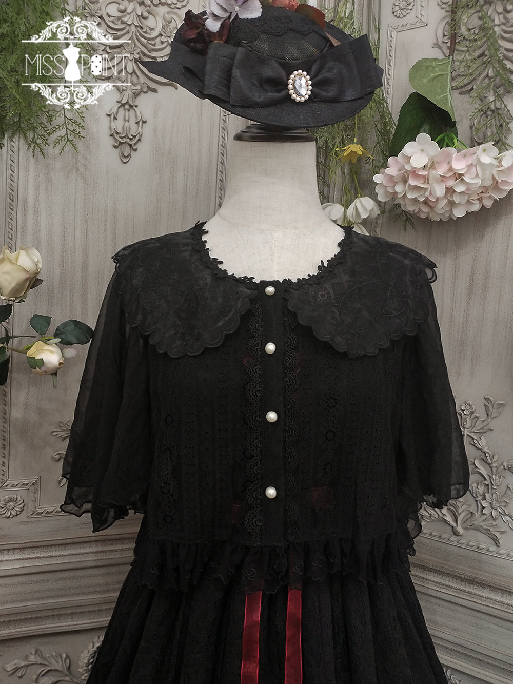 Woody Rose - Elegant Retro Lolita Blouse (L M S) 528:61017