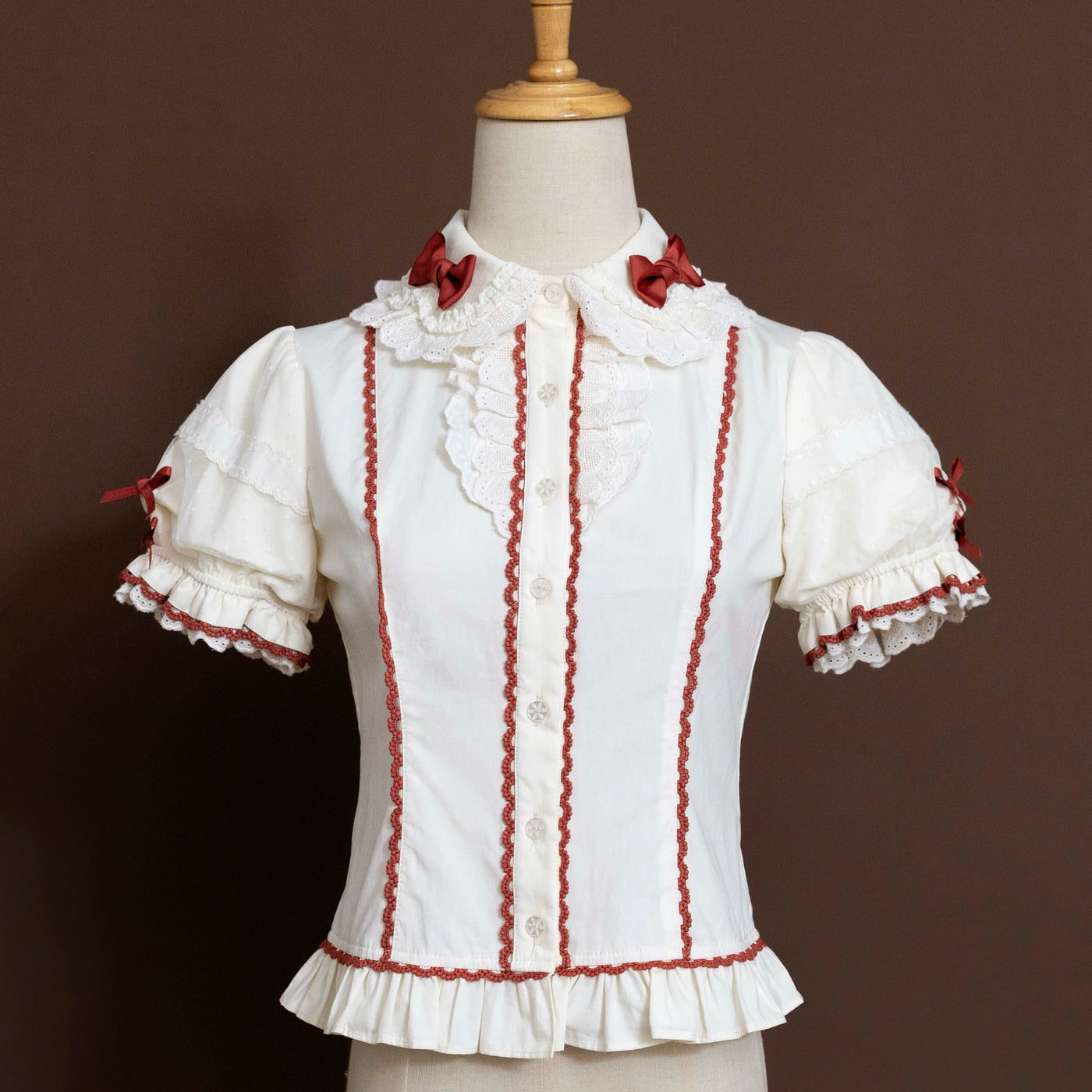 DayRabbit - Muffin Postman - Blue or Beige OP and Pinafore Dresses with Detachable Bows