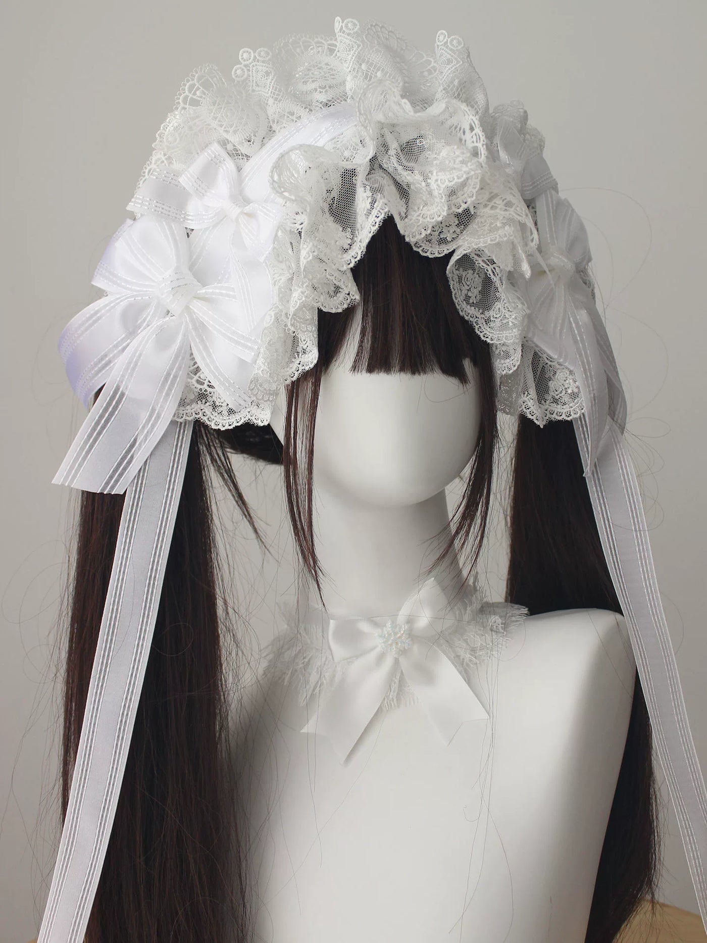 Deer Girl Handmade - Lace Veil Collection - Top Hats, KC, Arm Sleeves, Hanamaru, Headbands and Bonnets with Tulle