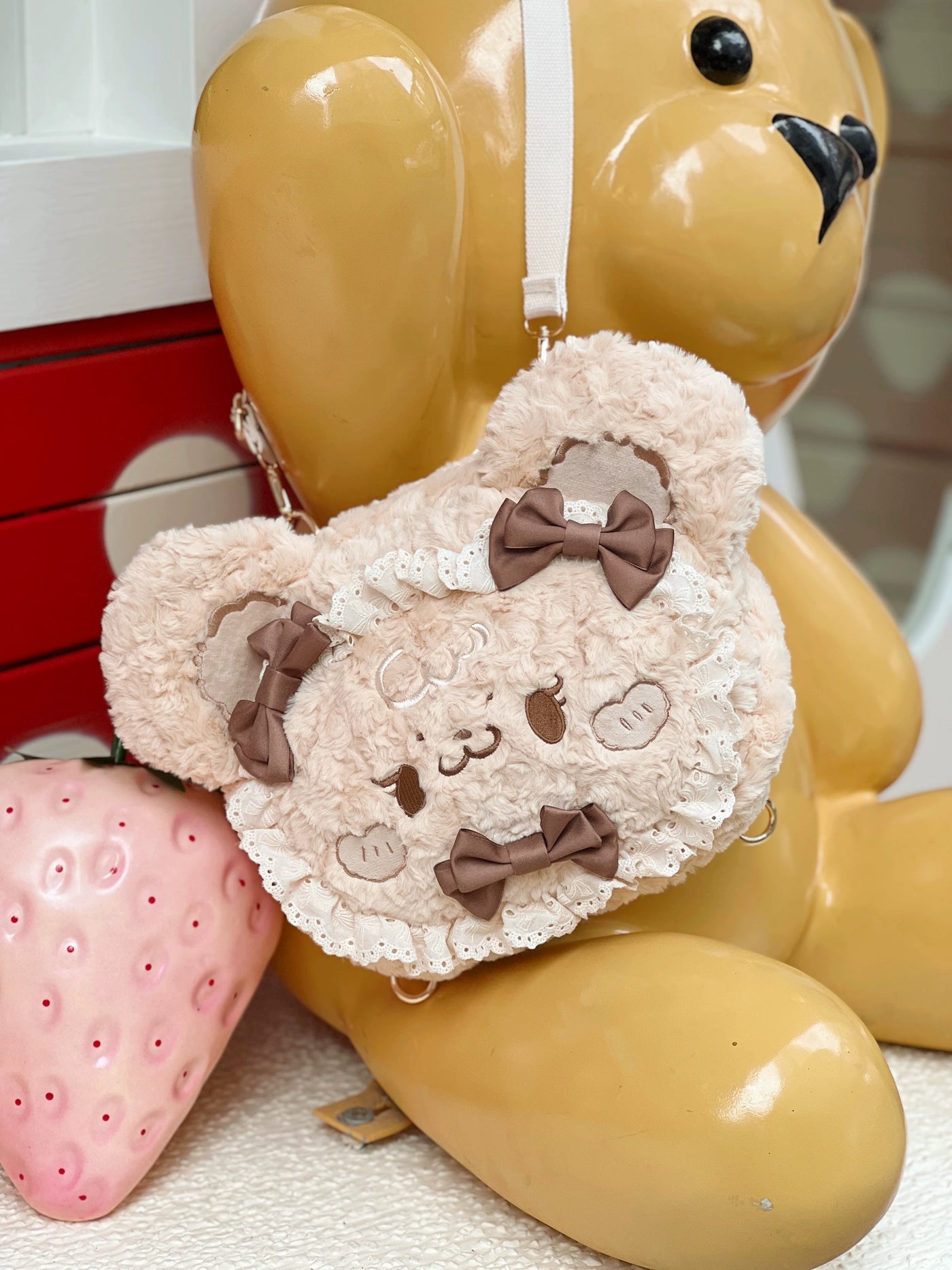 Molly Puppy - Sweet Lolita Plush Bear Backpack - Individually