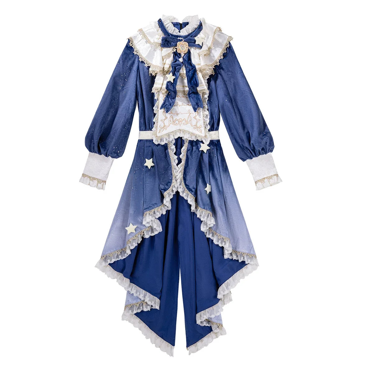 Your Princess - Dream Cloud - Ouji Lolita High-Low Tailcoat, Puffy Lantern Shorts