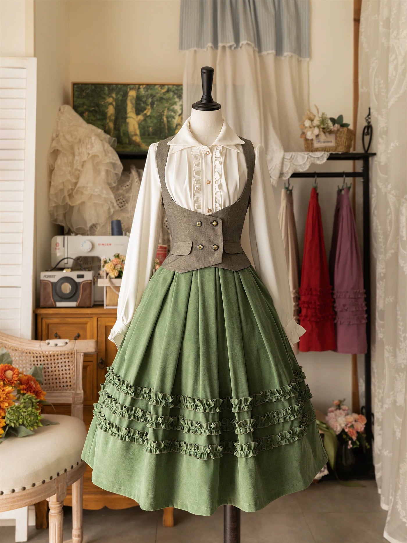 Forest Wardrobe - 4.0 Chest Support Vest Elegant - Autumn/Winter Vest Outerwear