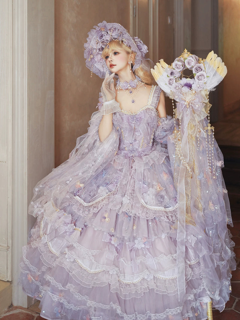 Cat Fairy - Princess on the Run - Lilac Lolita JSK