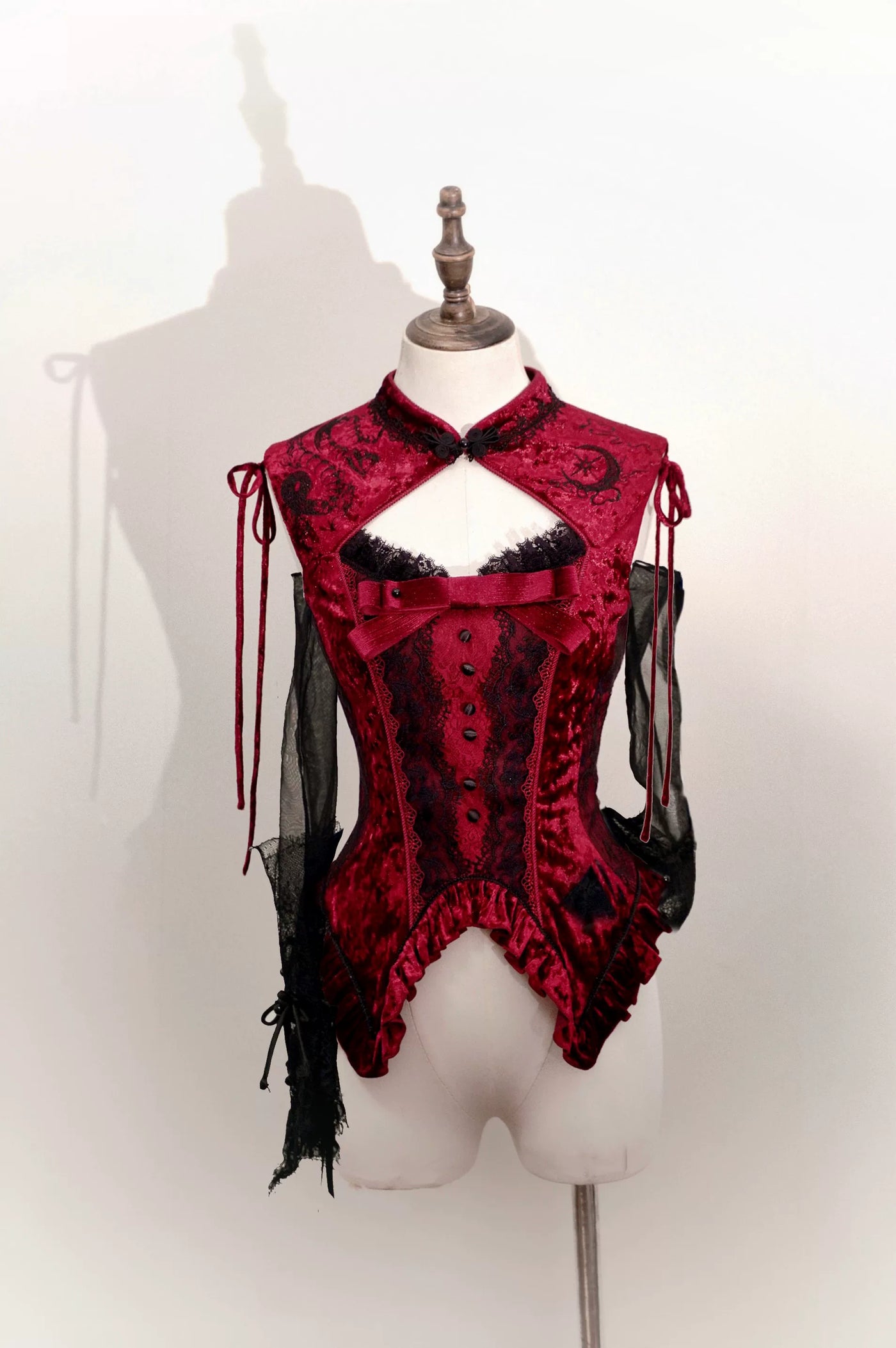 tonight - Yan She Ling - Velvet Hime-Sleeve Top, Vest or Lift-Up Skirt