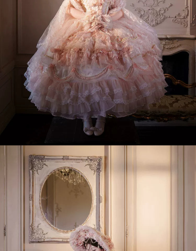 Cat Fairy - Princess on the Run - Misty Pink Lolita JSK
