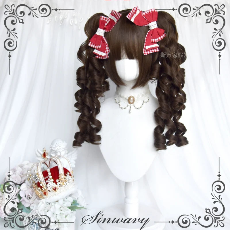 Sinwavy - Old School Lolita Wig - Layered Roman Curls Wig