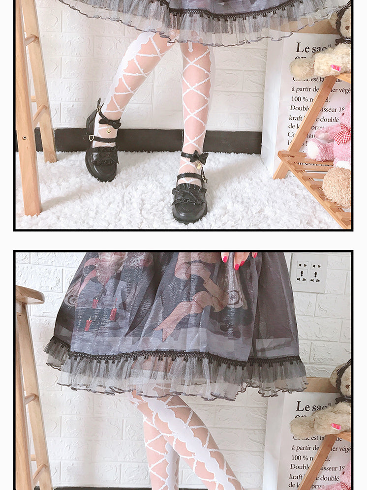 Roji Roji - Thorn Kiss - Lolita Thigh Stockings Lolita Pantyhose