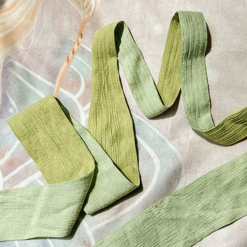 Carol Goddess - Tasha's Garden - Gradual sage green gradient lolita