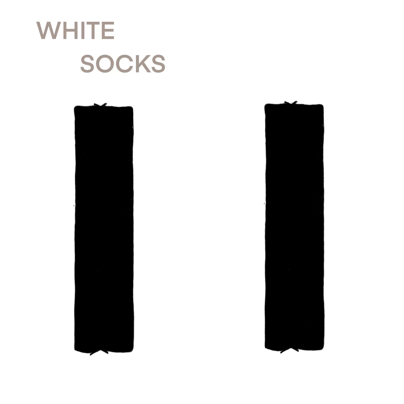 White Socks - Ballet Bow - Ribbed Cutout Leg Warmers with Ribbon Bows