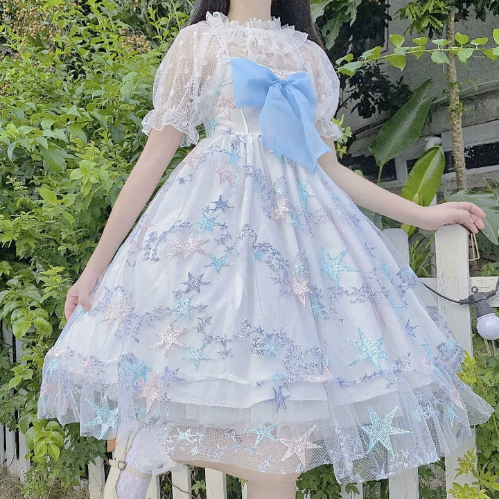 Yueele - Shooting Star - Plus-Size Lolita Outfit Set