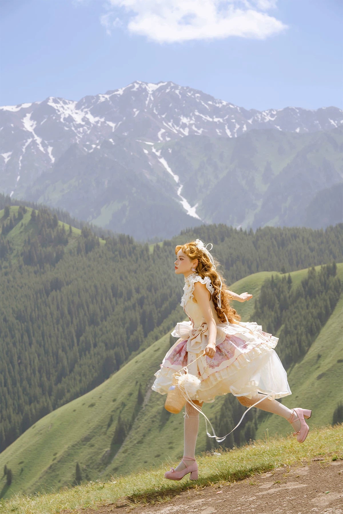 tonight - Lost Dreamland - Dreamcore Ballet Separates with Asymmetrical Vest and Skirt Options