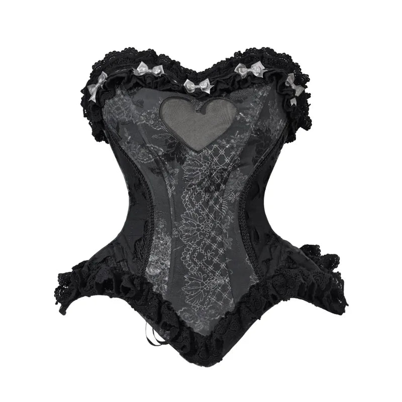 BLOOD SUPPLY: Cupid's Magic Box Heart Corset Top and Accessories, product view 7