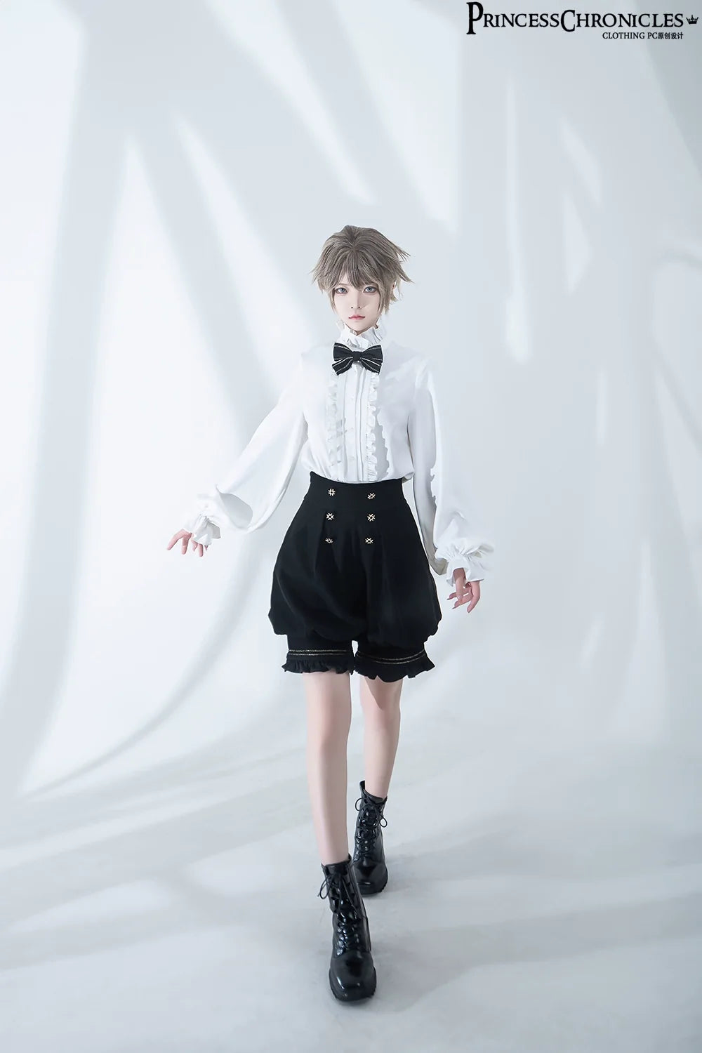 Princess Chronicles - Desperate Bunny - Ouji Lolita Vest Shorts Set