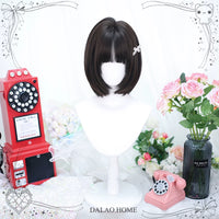 Dalao Home - Tianzhao - short bob full wig - Tianzhao black tea with wig cap