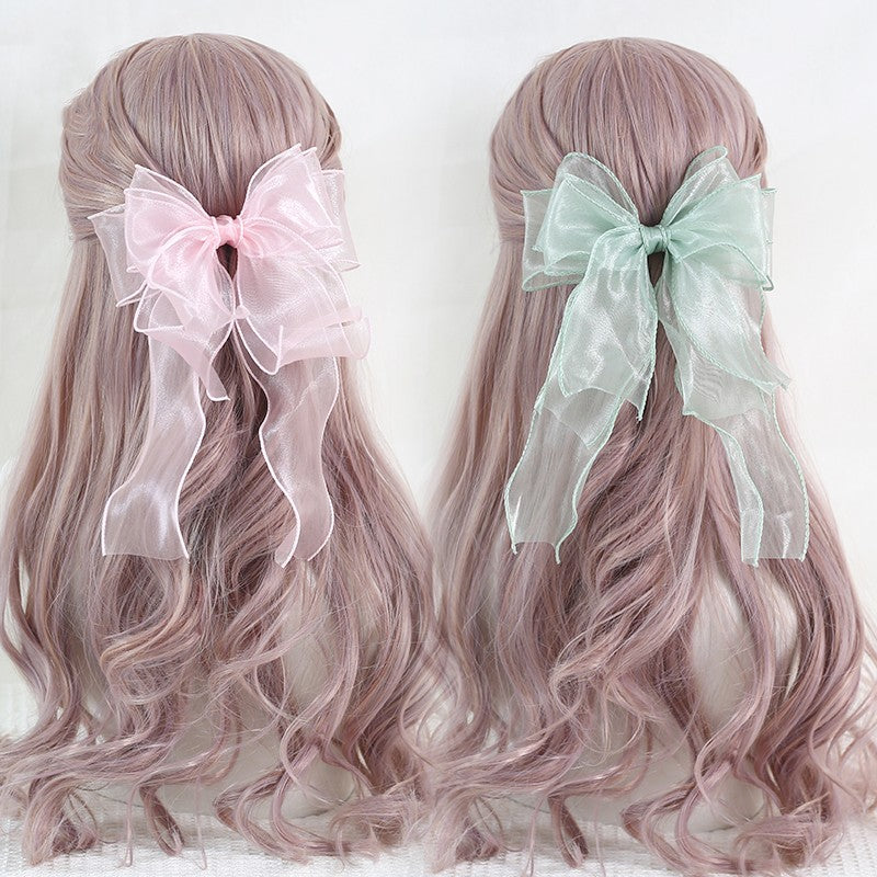 Xiaogui - Large Bowknot Sweet Lolita Headdress - Headwear