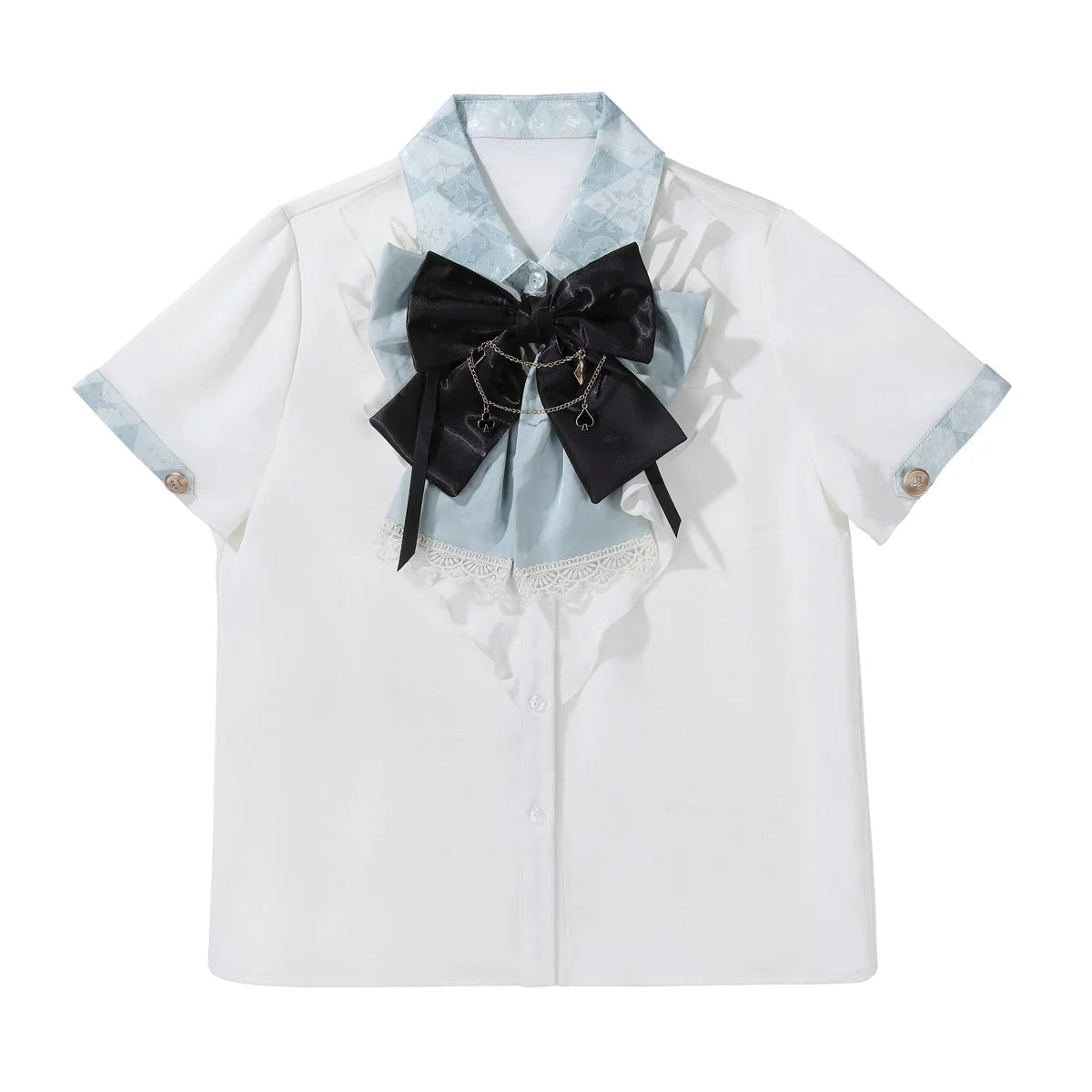 Your Princess - Alice in Time - Checkered Ouji Lolita Suit With Card & Rabbit Accents
