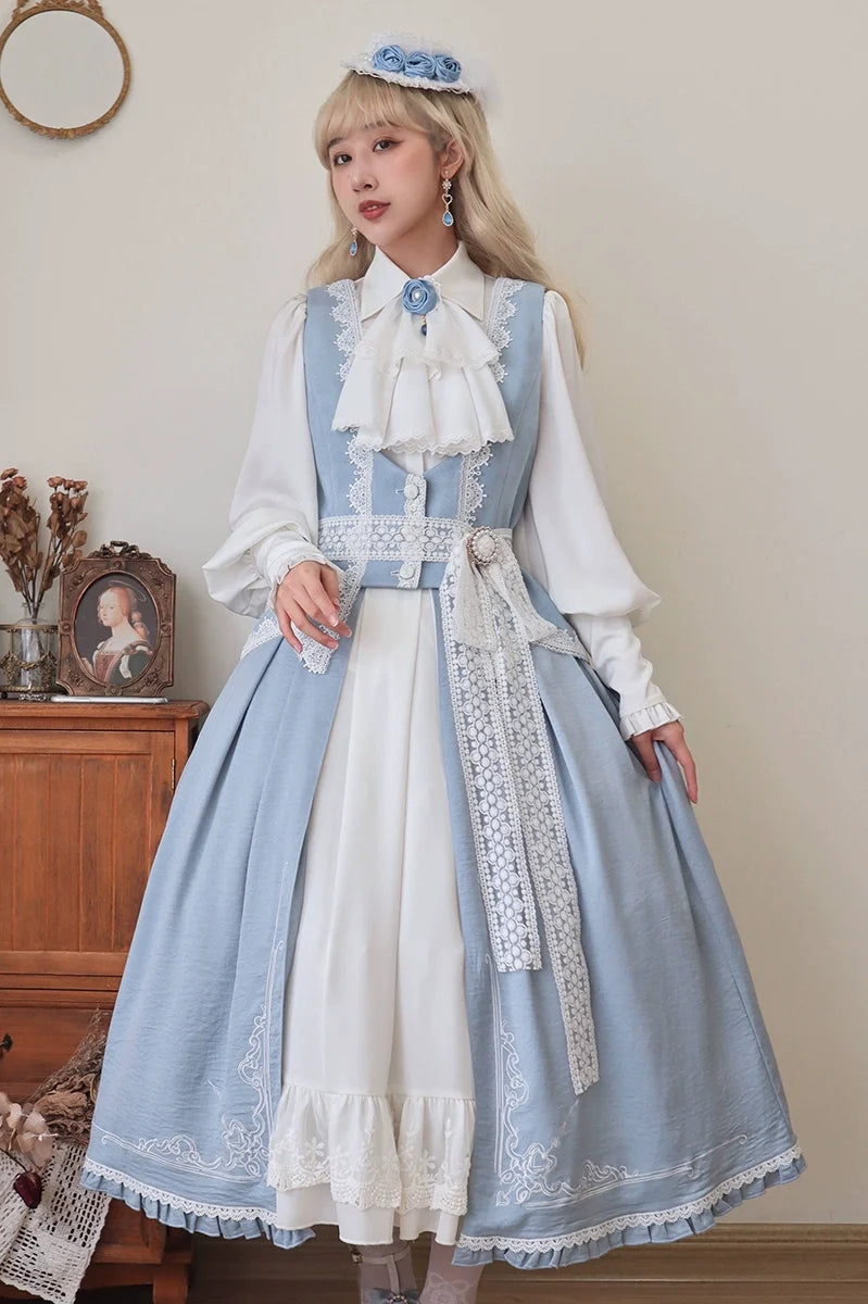 Polyhymnia - Miss Leisha - Classic Lolita skirt set with an embroidered long skirt - product detail 2