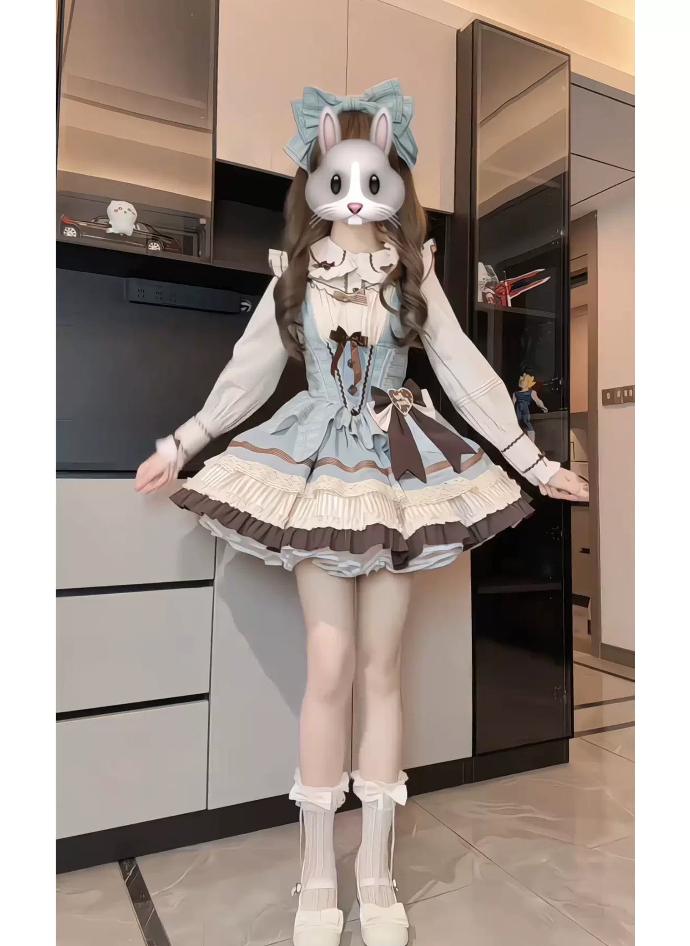 White Sugar Girl - Balletcore Sweet Lolita - Mint chocolate themed