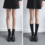 1 pair of short socks + 1 pair of mid-short socks / Black (premium packaging)