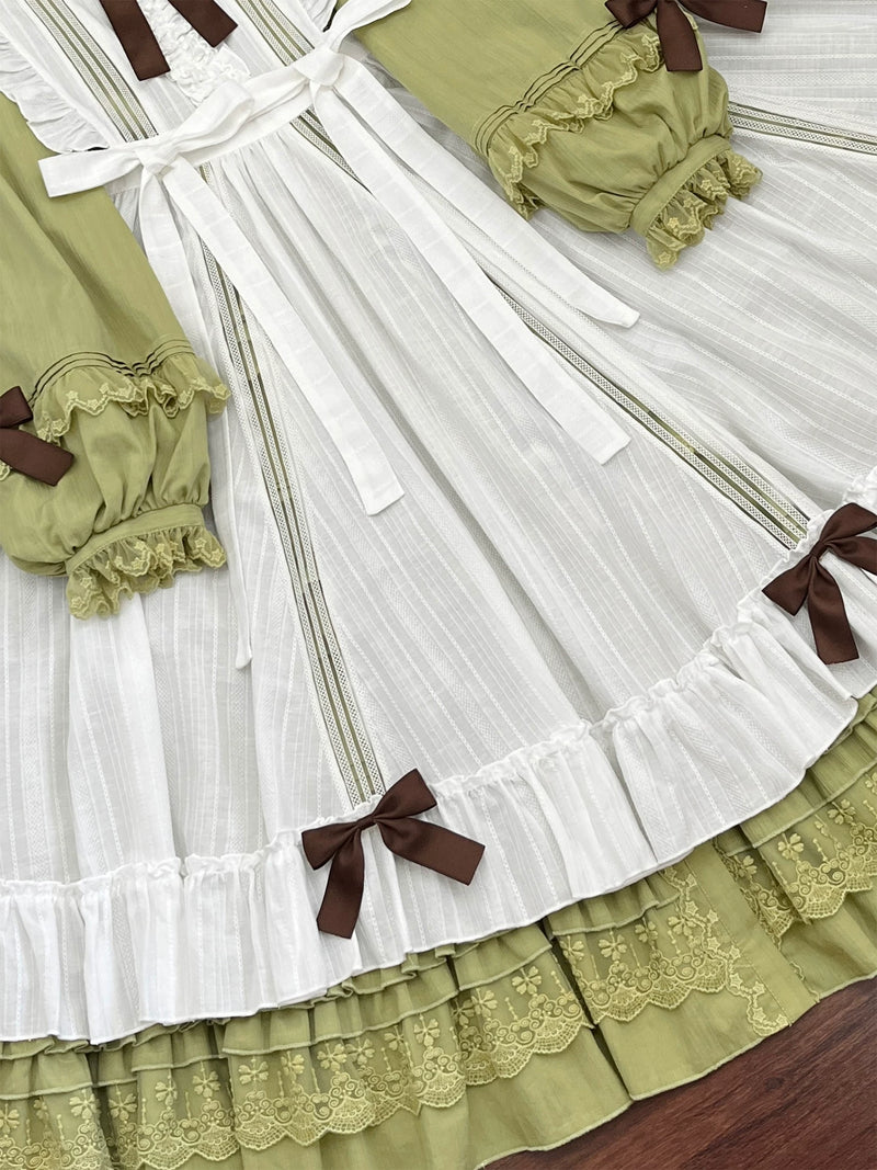 Carol Goddess - Tasha's Garden OP - Olive green classic Lolita