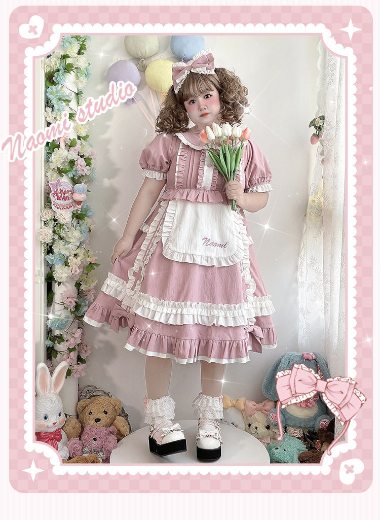 Niu Niu - Plus Size Lolita Nurse Summer OP - Dress OP Dress