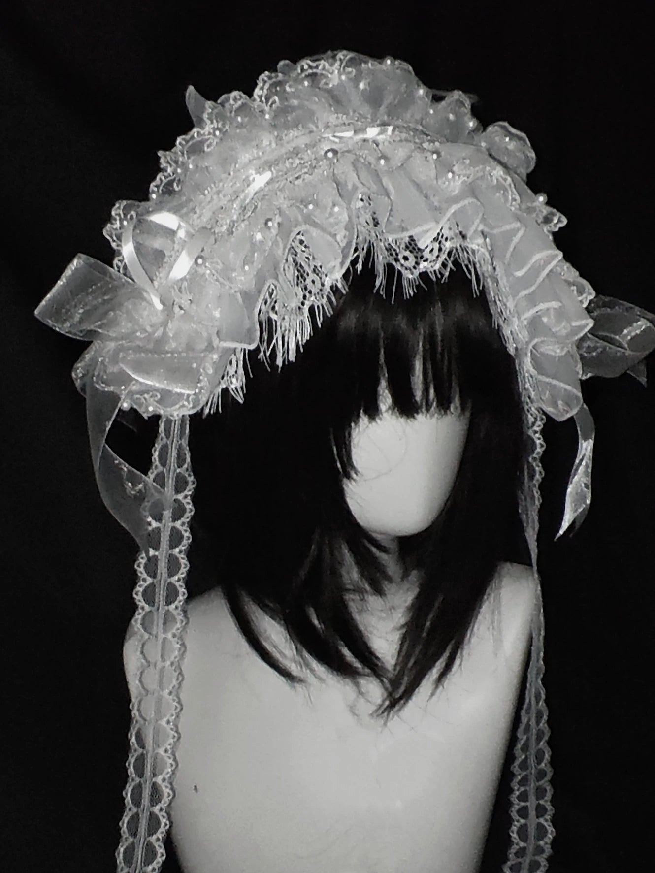 Dokisuru - Gothic Bridal - Eyelash Lace Hairband