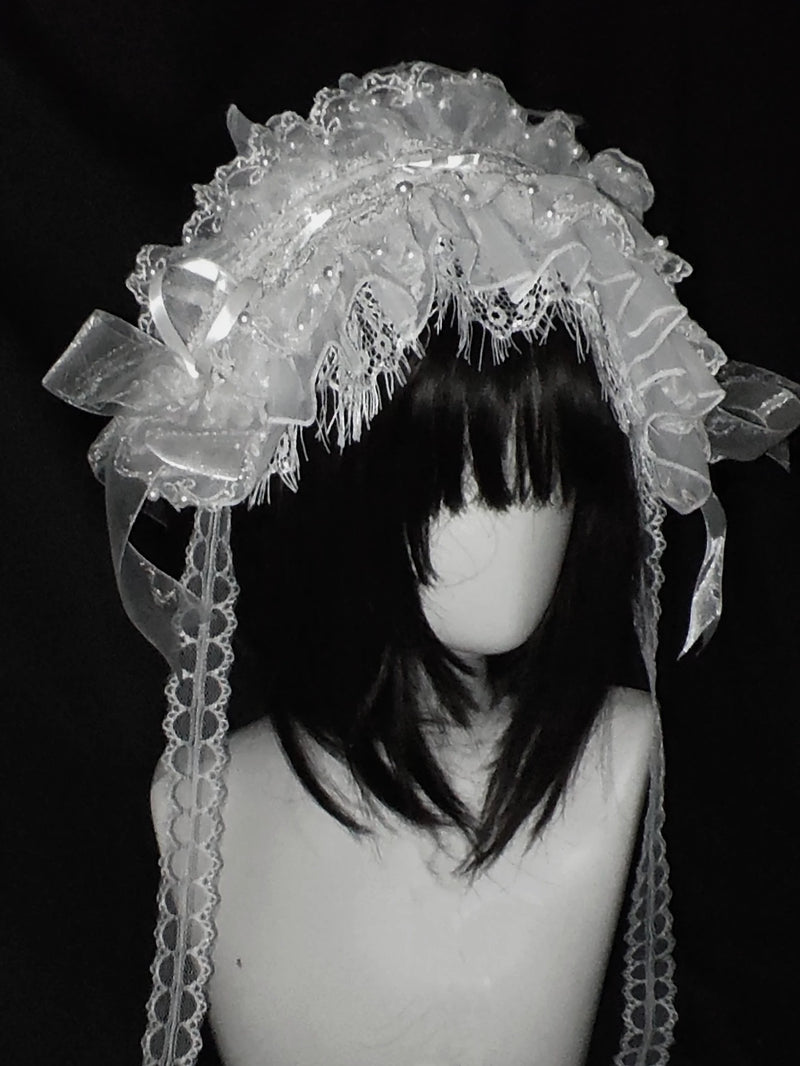 Dokisuru - Gothic Bridal - Eyelash Lace Hairband