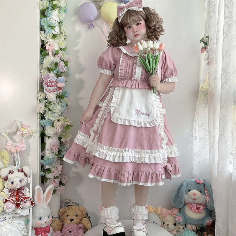 Niu Niu - Plus Size Lolita Nurse Summer OP - Dress OP Dress