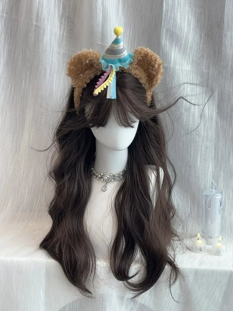 Kunkun Fish long wavy full wig with wispy fringe - view 3