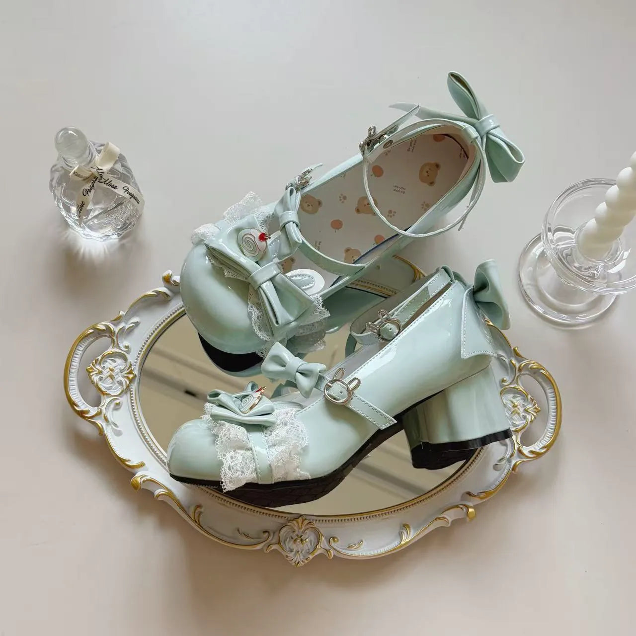 Rampaging Bear Little Bunny Roll bow Mary Jane shoes - view 12