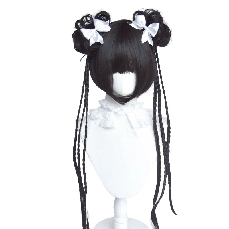 Sinwavy Bubblegum bob wig with clip-on twin ponytails - view 3