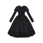 Long OP with liftable ruffle hem In stock / S