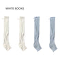 (2-pair set) White + Blue / One Size