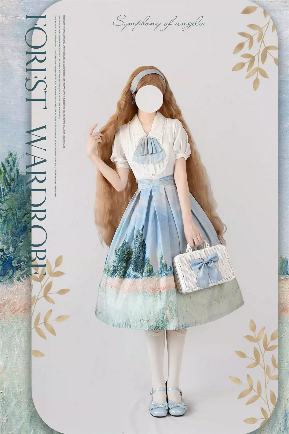 Daily Lolita SK, Retro Classic Monet Oil Painting S No.7