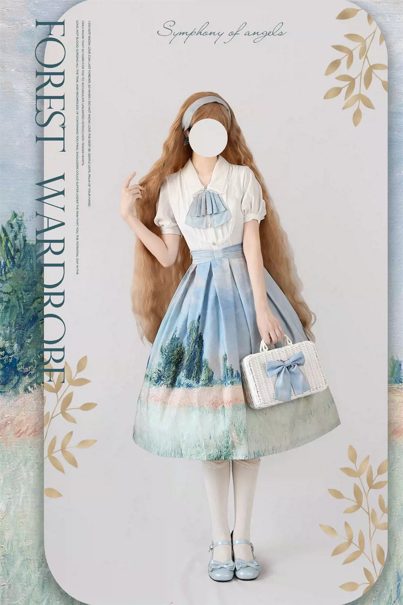Daily Lolita SK, Retro Classic Monet Oil Painting S No.7