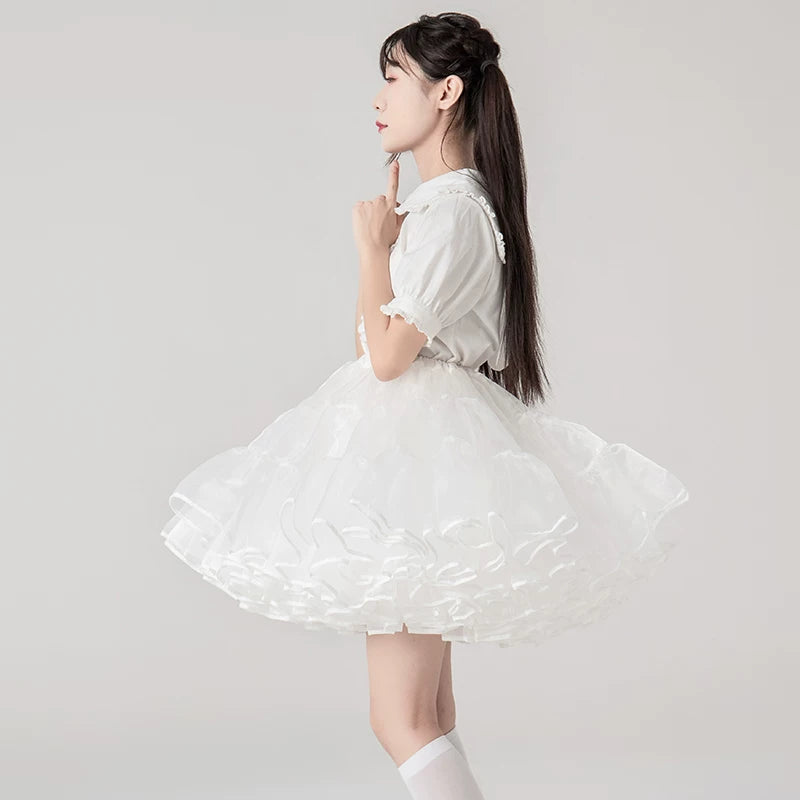 逸斓汀雨 - 45cm 多蓬度 无骨软纱裙撑 - 细节图 4