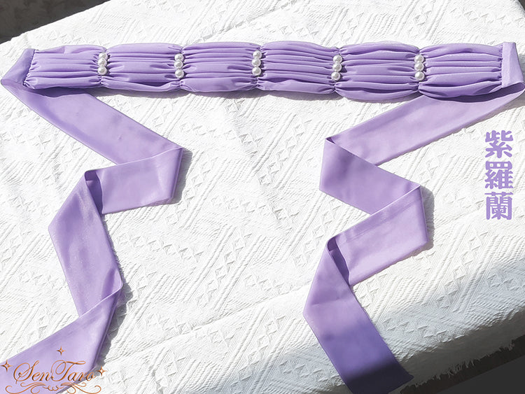 Sentaro - Elegant Lolita Multiple Colors - Waist Tie Neckwear