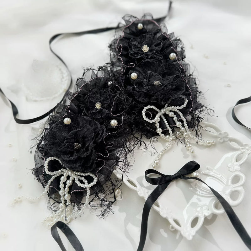 tonight - Lost Dreamland - Accessories with Fluffy Flowers and Trailing Ribbons
