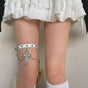 One white leg ring / One Size