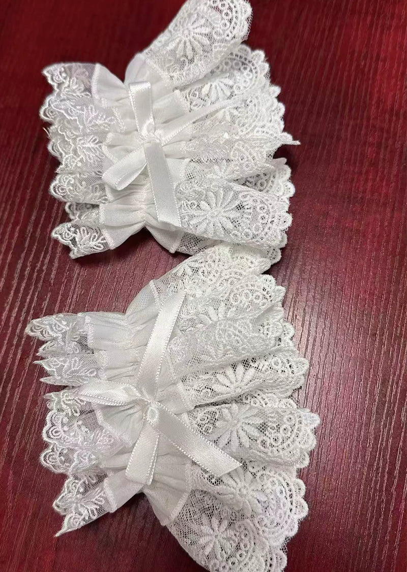 Zhijinyuan Sea Moon Realm Ballet JSK & Accessories — Matching white wrist cuffs