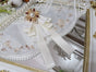 White Cross Brooch