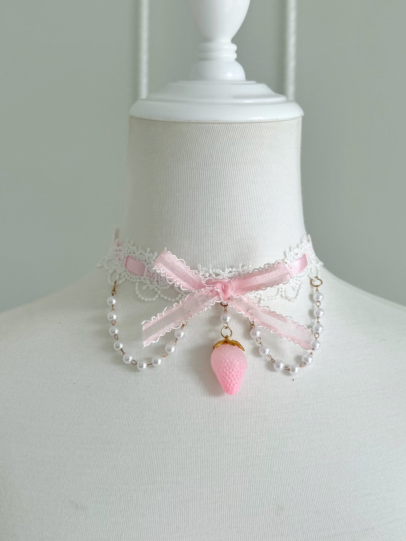 GZYRZ - Strawberry Baby - JSK dress with a teddy-bear print.