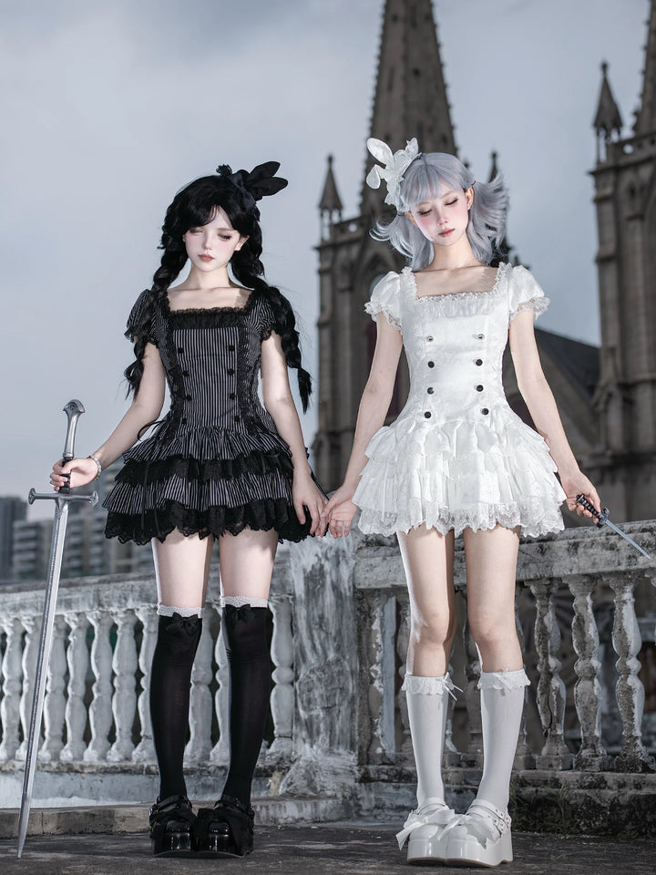 With PUJI - Xiao Yuan - Sweet Lolita OP Dress