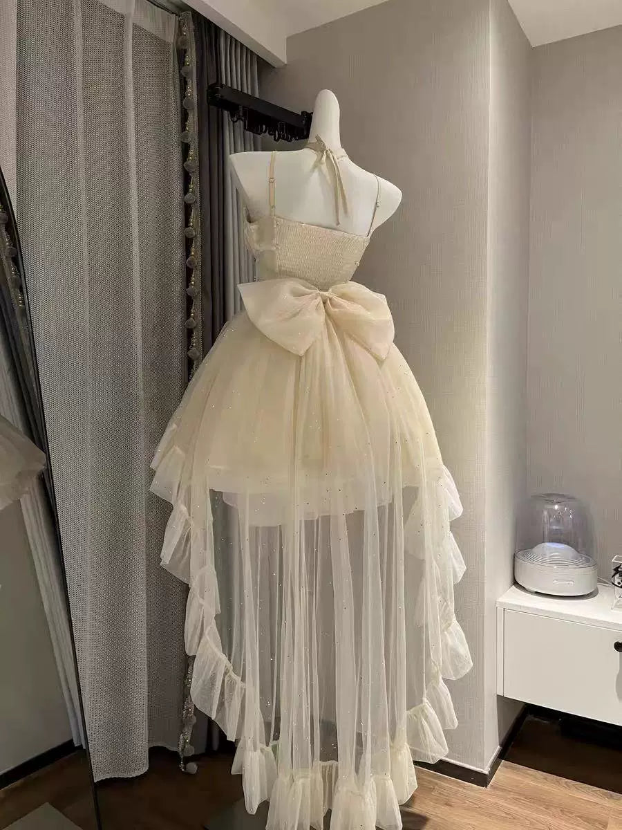 Sweetheart Dream Machine - Polaris - Lolita Dress Set with Glittering Skirt and Tail Train