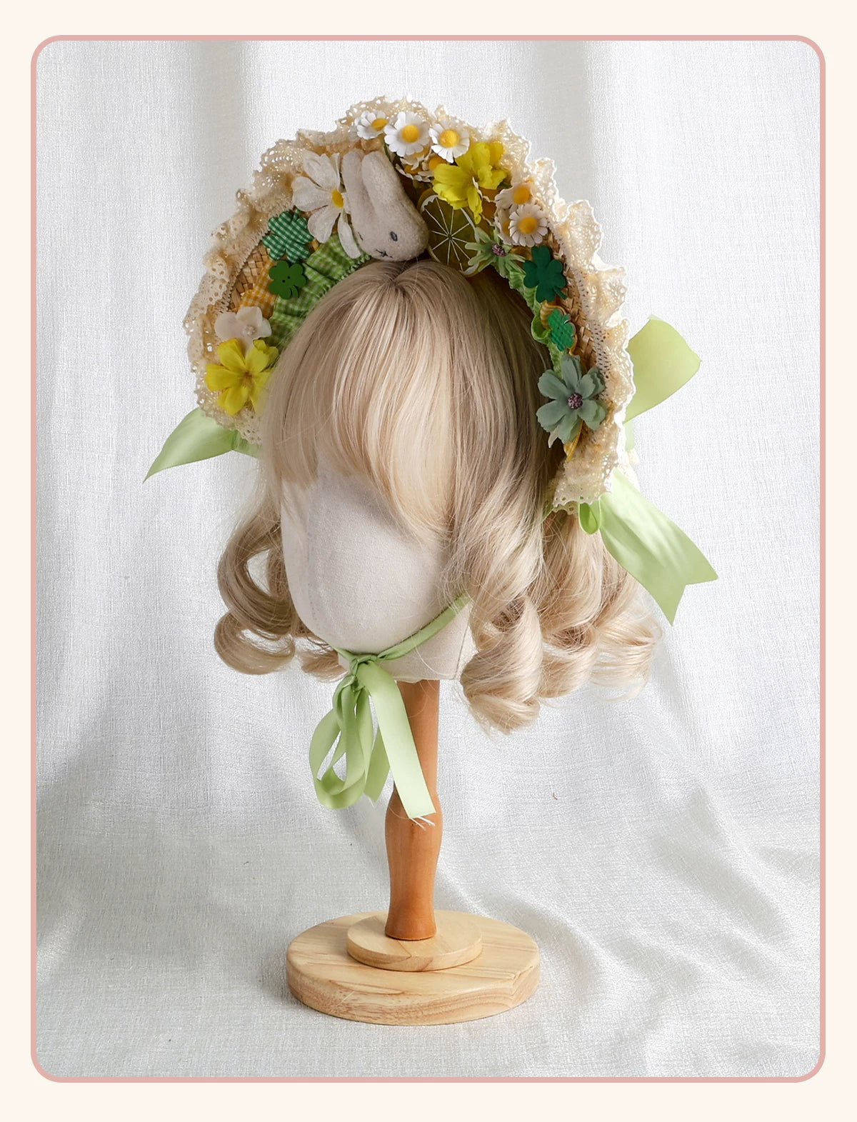 Stardust Rose - Pastoral Spring - Headwear with lace trim