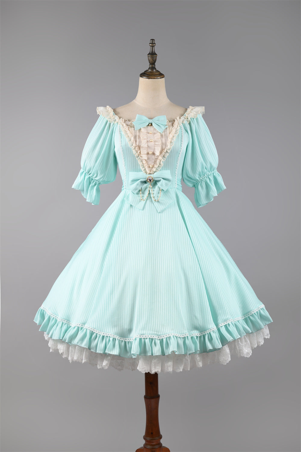 Strawberry Witch - Midsummer Star - Silver Foil Printing Lolita OP Dress